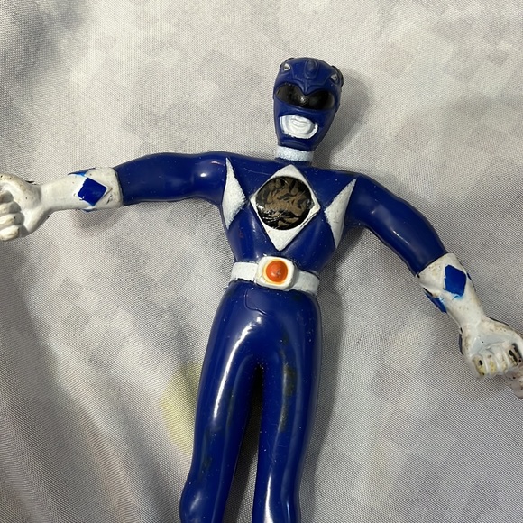 Power Ranger Toys Vintage Power Rangers Bendables Lot 2 Blue And